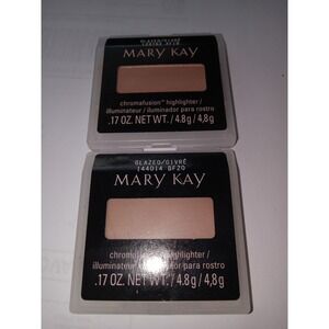 Lot of 2 Mary Kay Chromafusion Highlighter GLAZED #144014 0.17